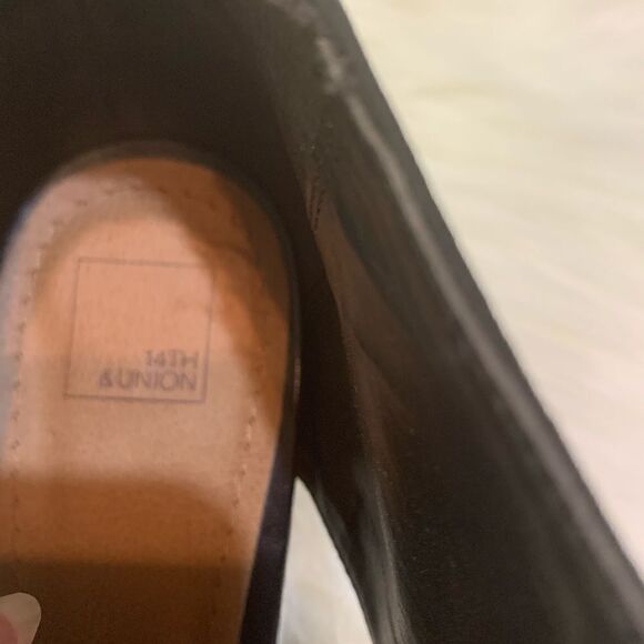 14th & Union black wedges, size 8 1/2 - Picture 6 of 14